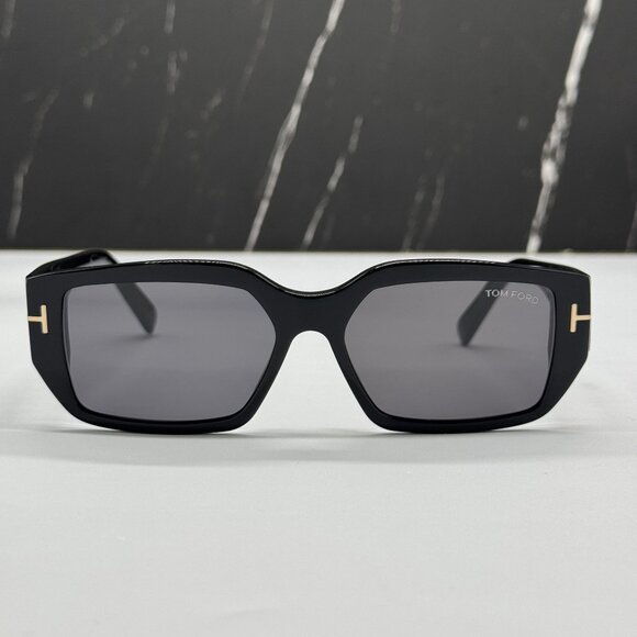 NEW TOM FORD SILVANO-02 TF989 01A BLACK WOMEN SUNGLASSES TOM FORD FT0989 01A main image 4